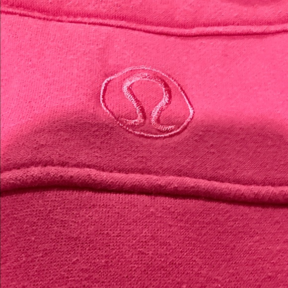 Lululemon Athletica Pink Fleece Scuba - Picture 5 of 6